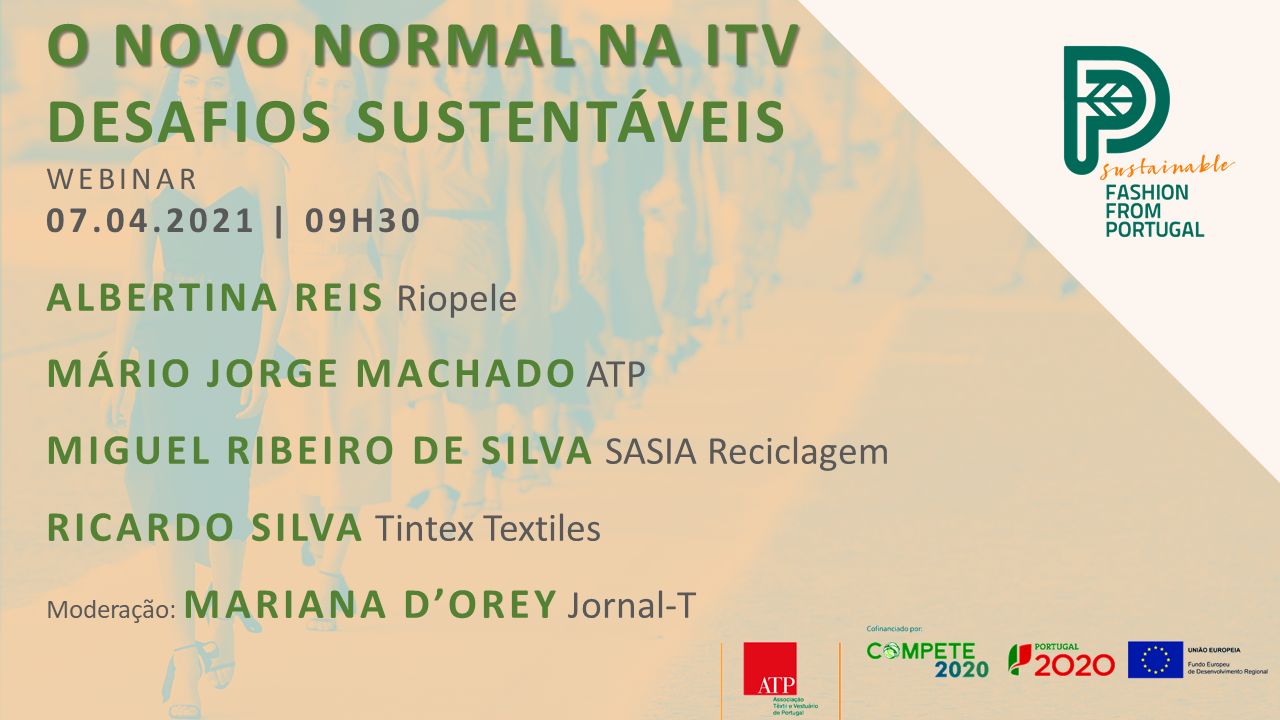 ATP ORGANIZES WEBINAR  “THE TEXTILE AND CLOTHING INDUSTRY’S NEW NORMAL - SUSTAINABLE CHALLENGES”
