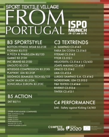 FROM PORTUGAL MOVES ONWARDS AND UPWARDS AT ISPO MUNICH